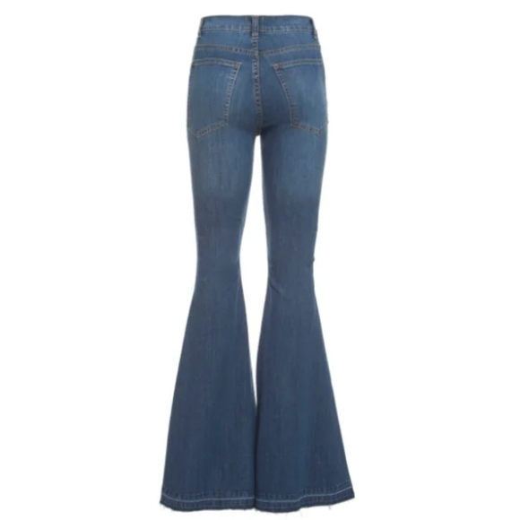 N.Y.B.D NOT YOUR BASIC DENIM HIGH WAIST WIDE LEGS IN SIZE 40, 28 US - Picture 14 of 16